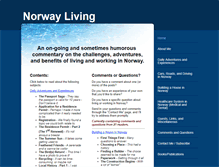 Tablet Screenshot of norwayliving.com